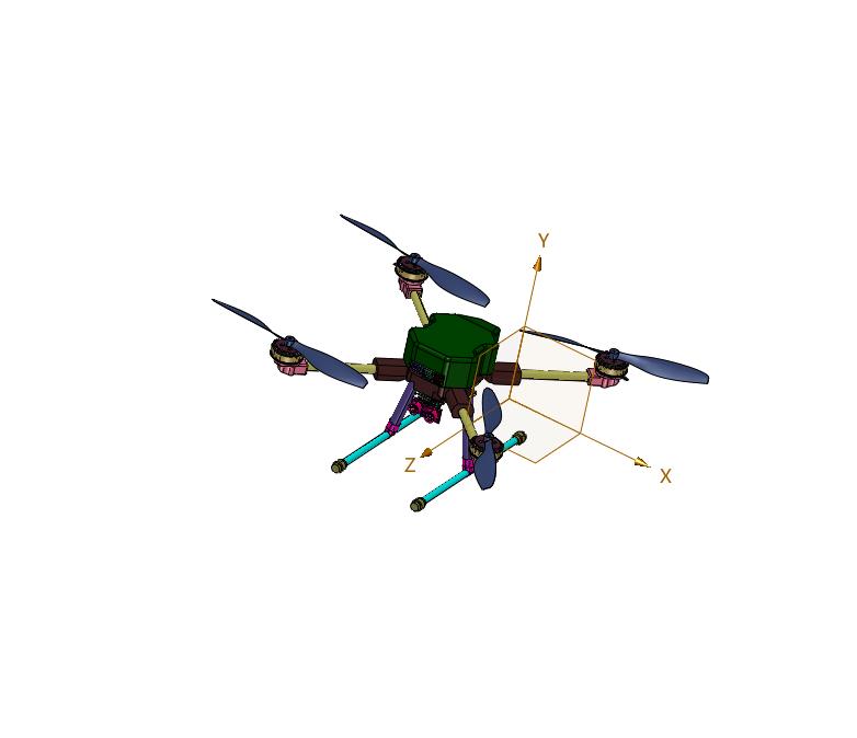 超声波躲避障碍物无人机