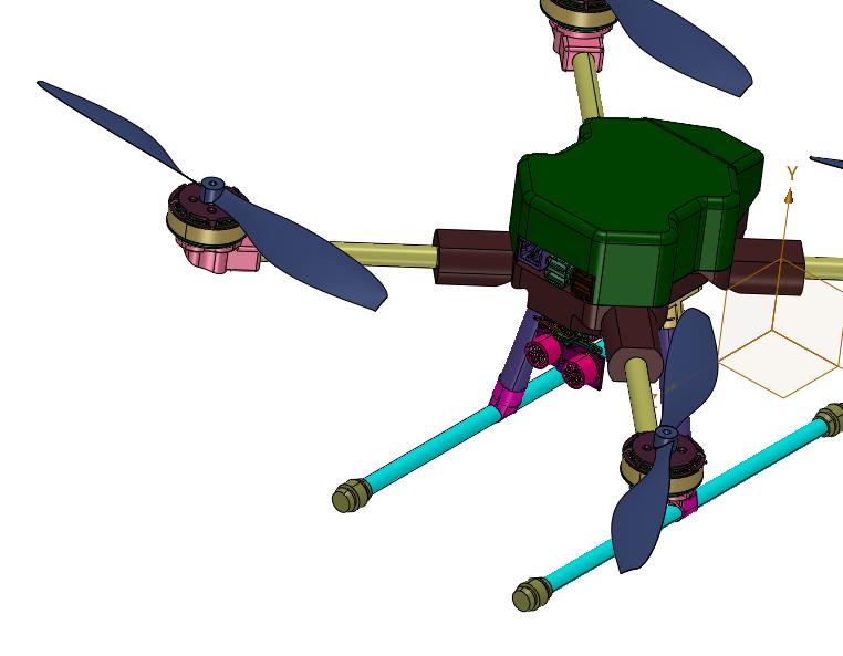 超声波躲避障碍物无人机