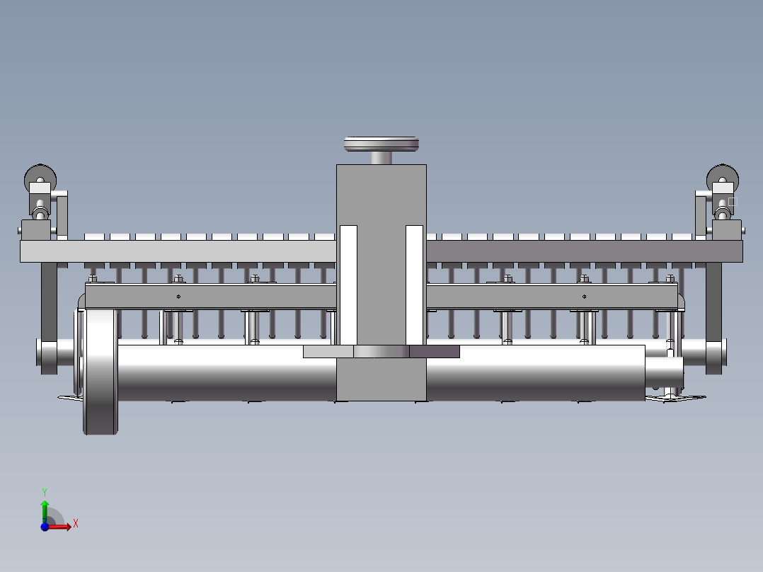 翻土装置前视图