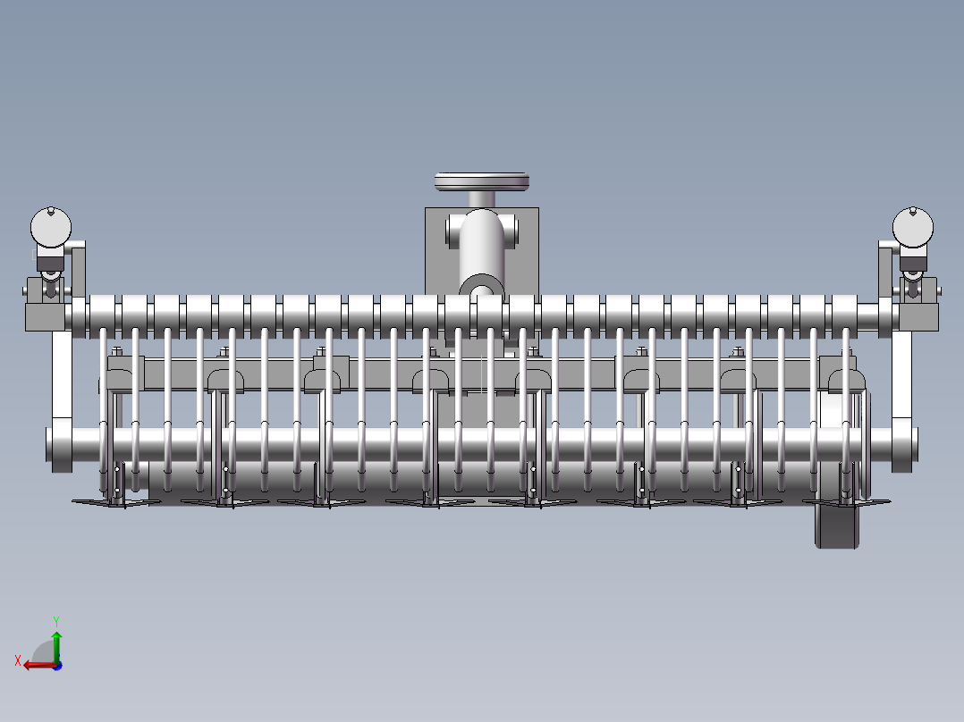翻土装置后视图