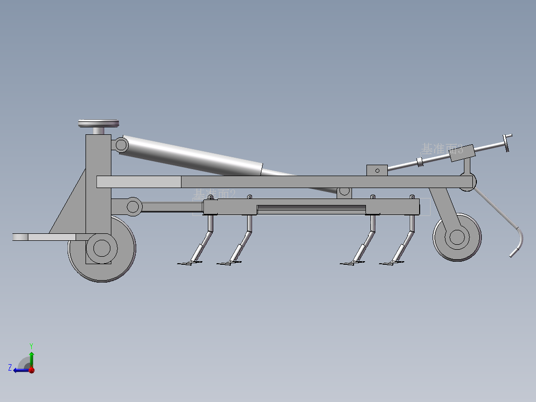 翻土装置右视图