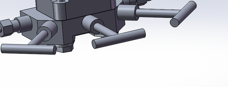 差压变传感器带平面阀体