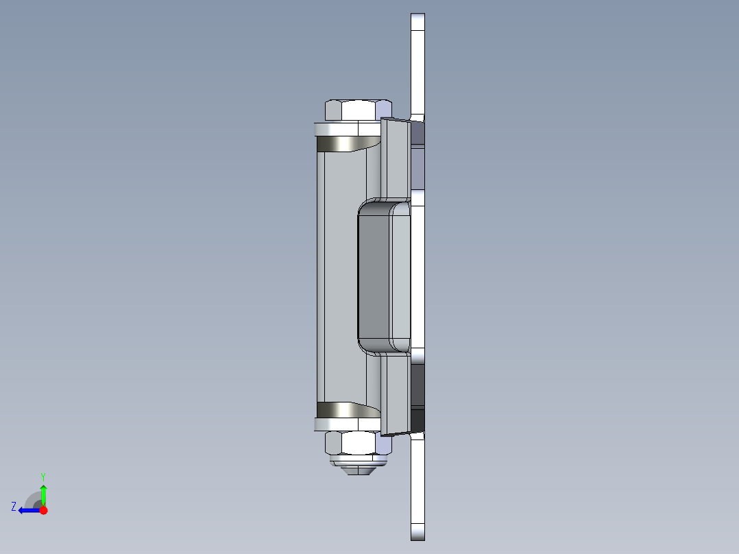 冷藏车铰链右视图