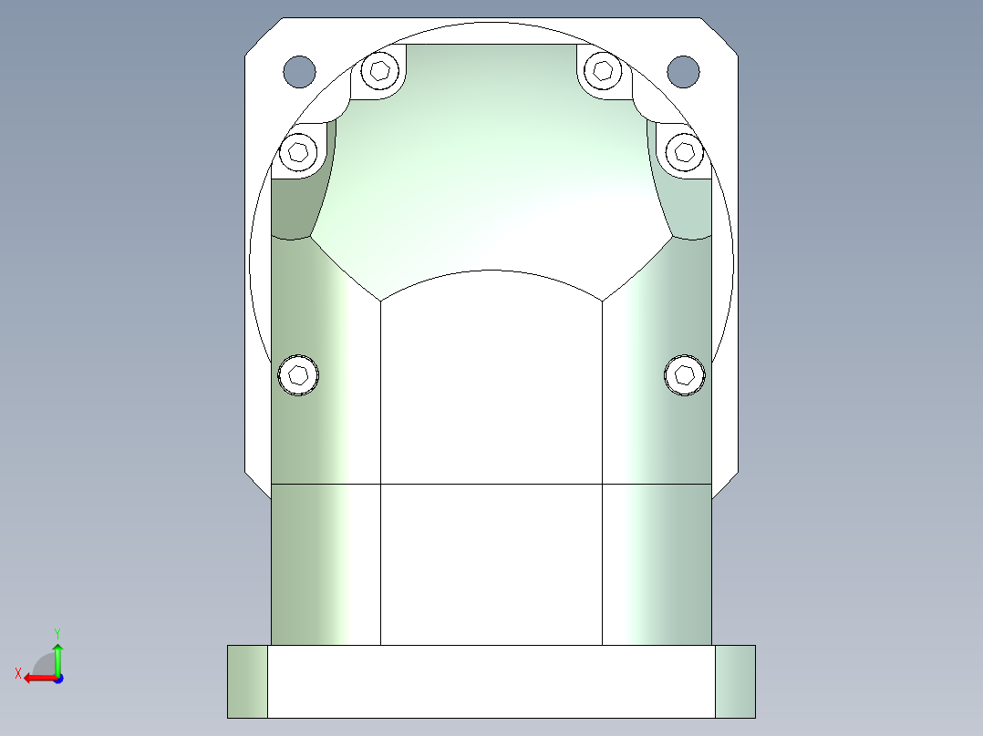 直齿孔ZPLF160-L1 35-114.3-200-M12.stp后视图