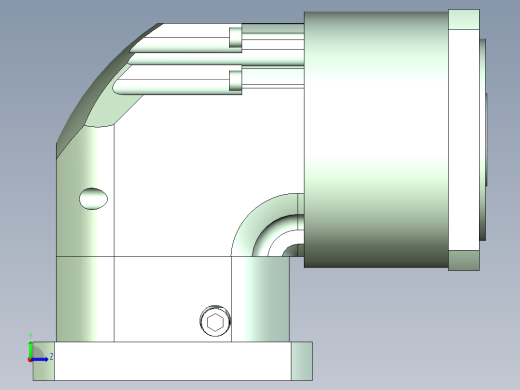 直齿孔ZPLF160-L1 35-114.3-200-M12.stp左视缩略图