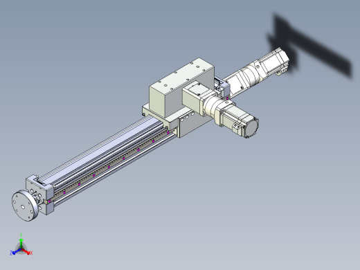 威洛博直线电机模组EB6ZR-L140-S420-RZ575K-Z575K-MS3