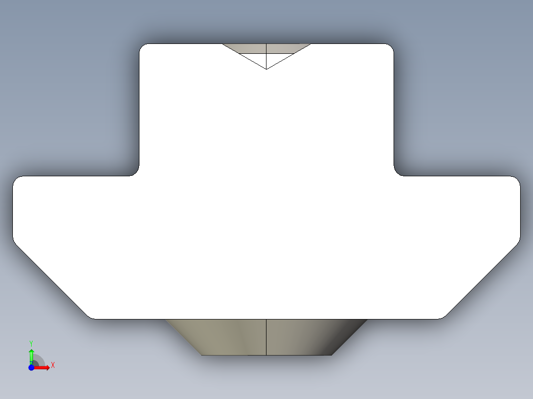 型材-BR 10 SLOT PROFILE CONNECTOR KJN528746前视图