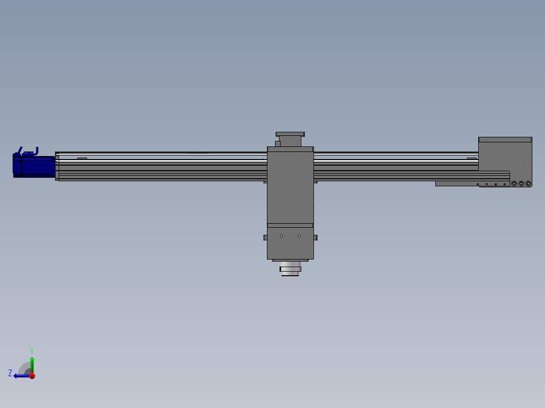 成像视觉检验大平台（sw18可编辑+bom+工程图）右视图