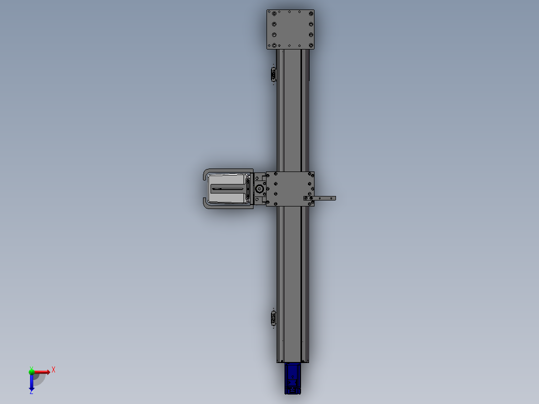 成像视觉检验大平台（sw18可编辑+bom+工程图）俯视图