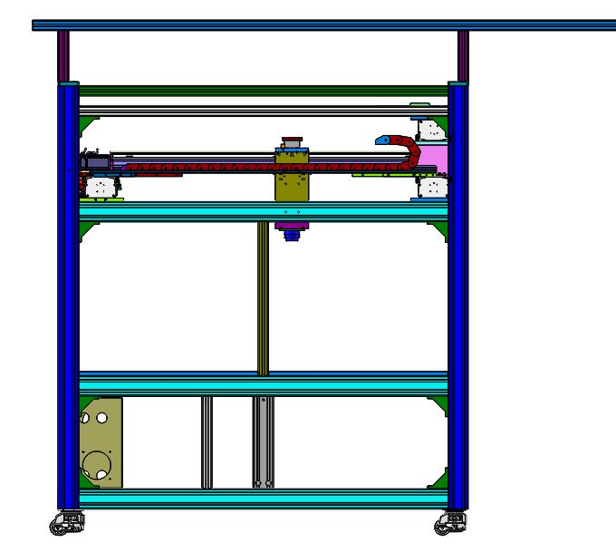 成像视觉检验大平台（sw18可编辑+bom+工程图）