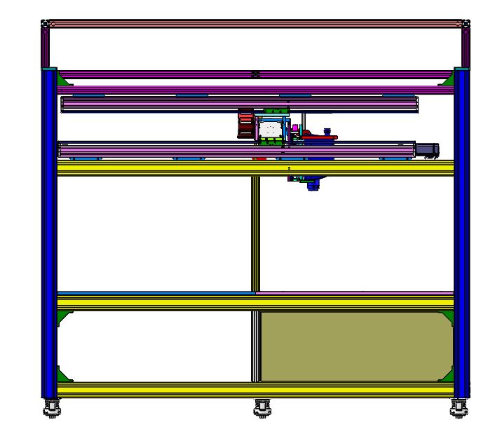 成像视觉检验大平台（sw18可编辑+bom+工程图）