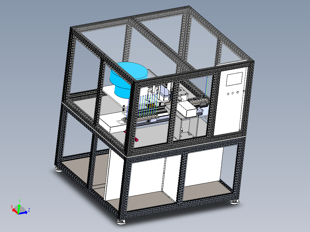 电池片装料机（sw22可编辑+工程图）