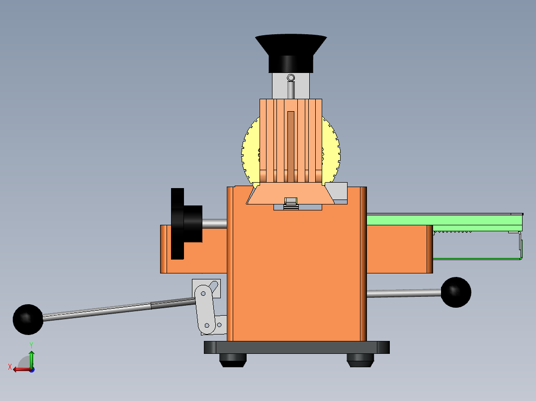 金属铭牌打标机后视图