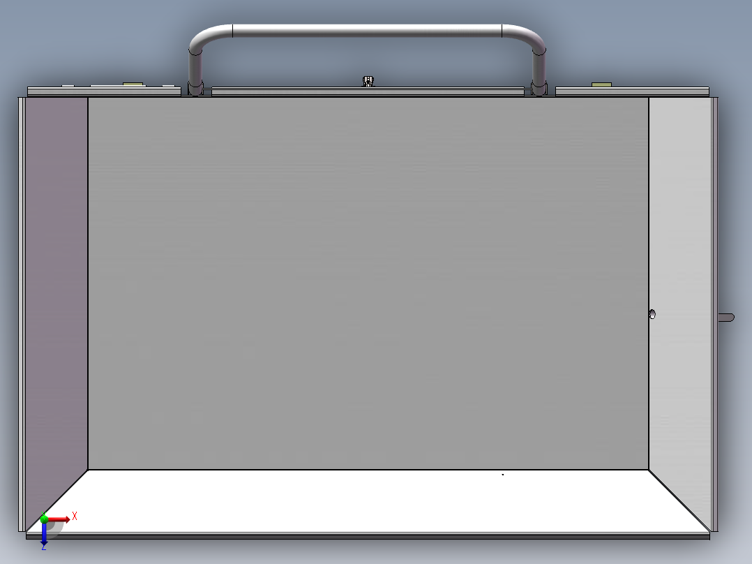 可移动式铁屑车俯视图