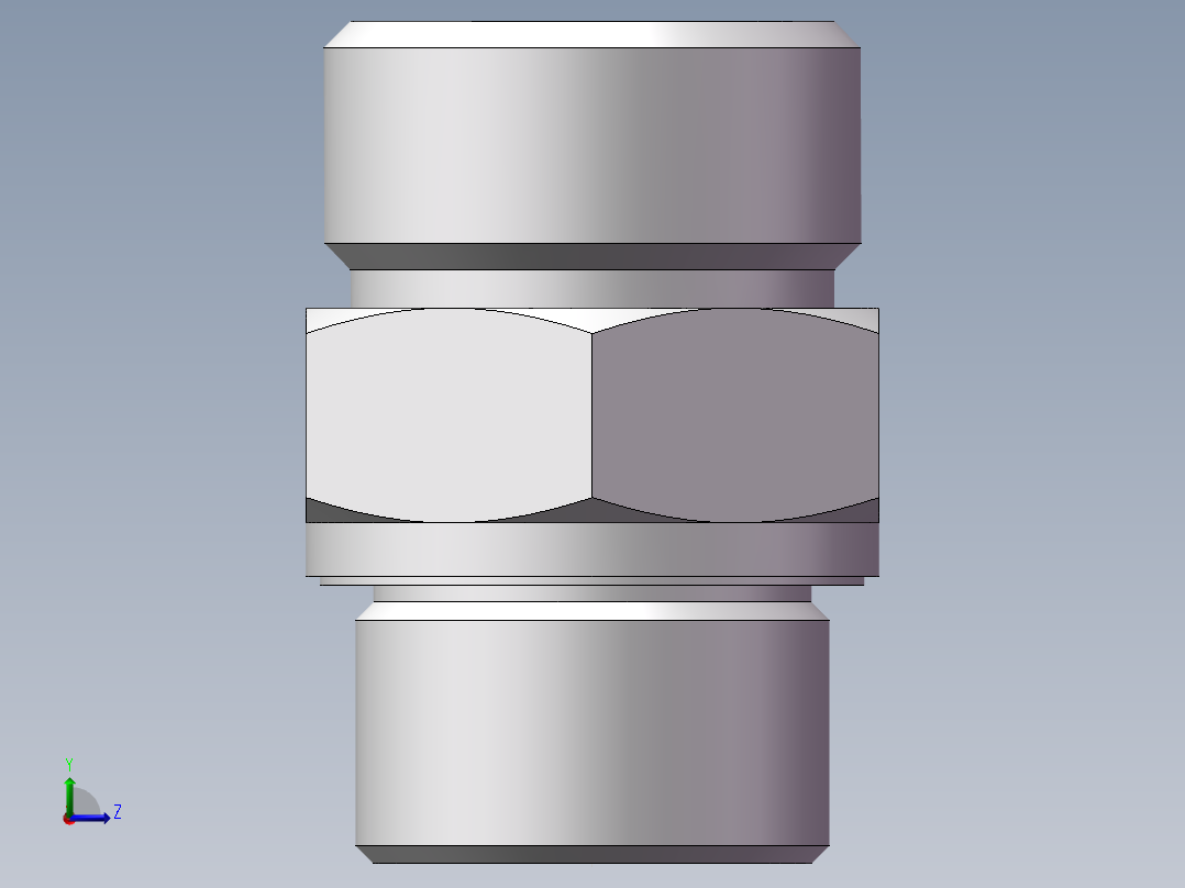 英制管螺纹ED密封、1DB-30-12WD左视图