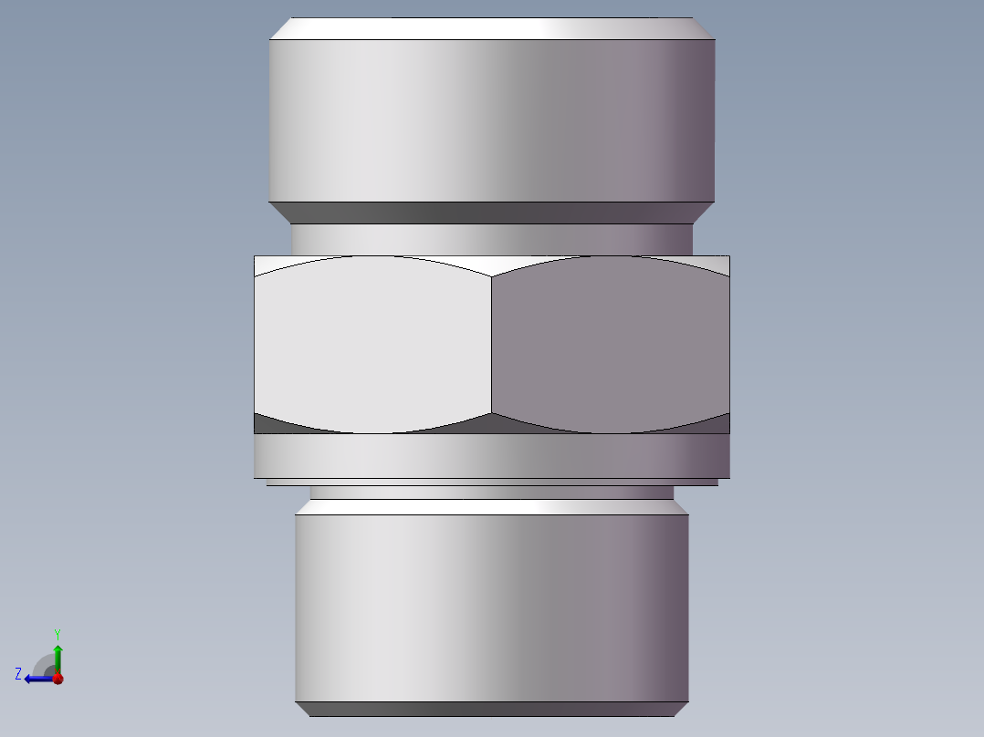 英制管螺纹ED密封、1DB-30-12WD右视图