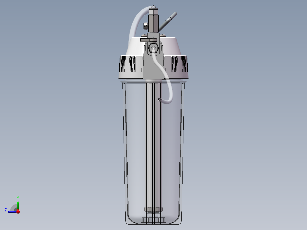 气动齿轮油抽油注油器右视图