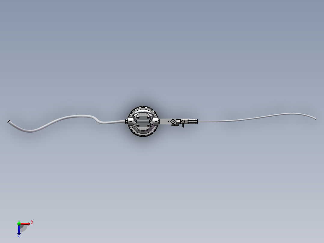 气动齿轮油抽油注油器俯视图