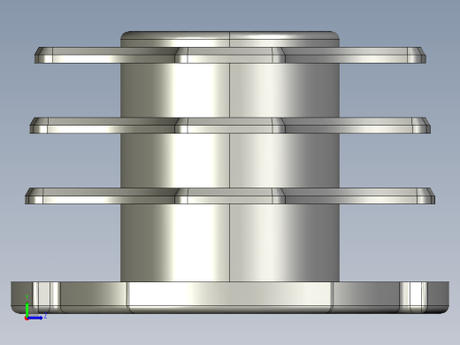 28薄壁线棒端盖左视缩略图