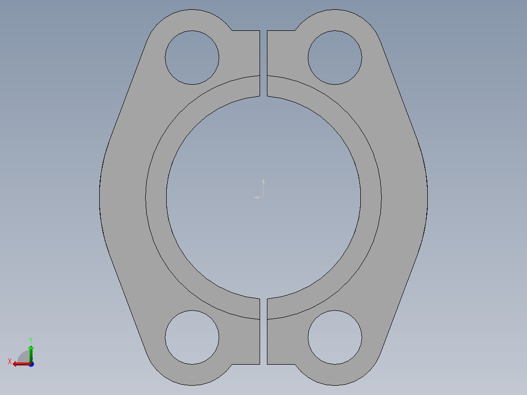 法兰接头、FL-24后视图