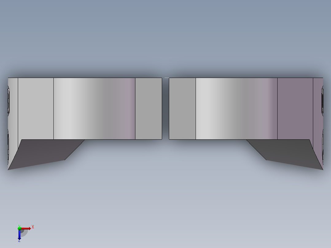 法兰接头、FL-24俯视图