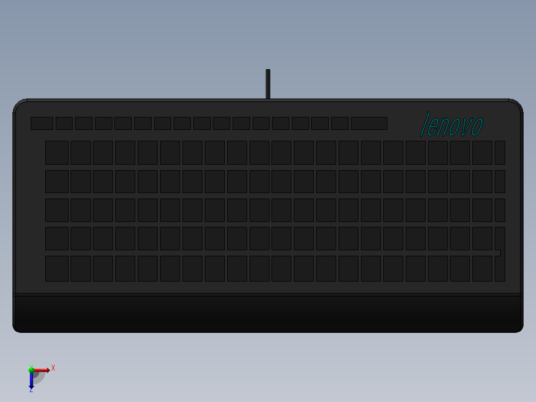 lenovo键盘俯视图
