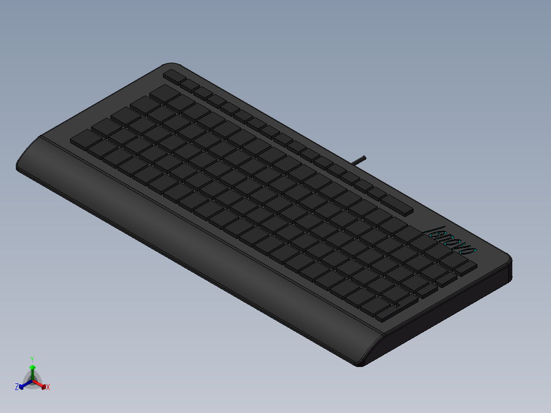 lenovo键盘正等轴测图