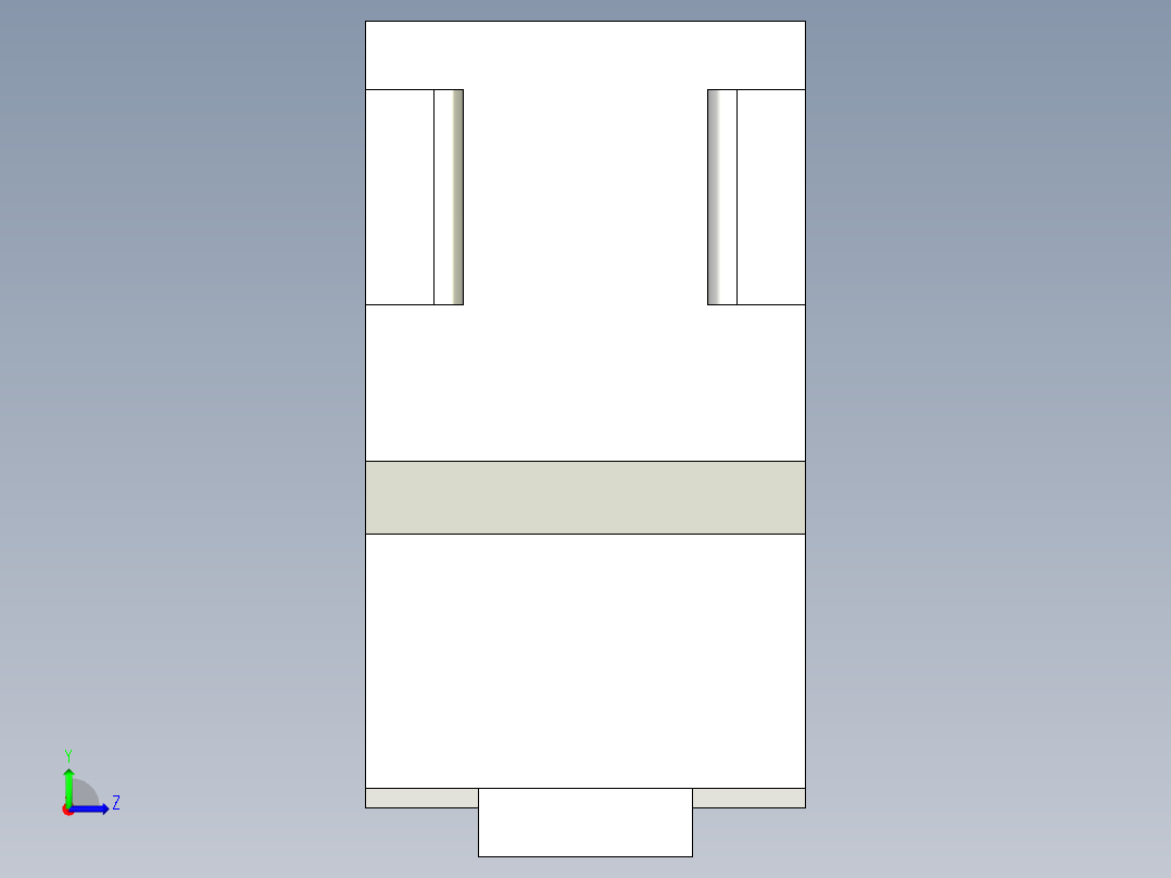 D25 10 32A接触器左视图