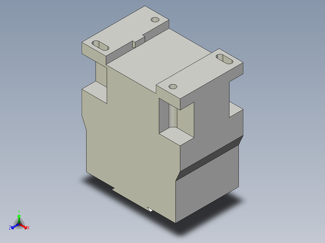 D25 10 32A接触器正等轴测图
