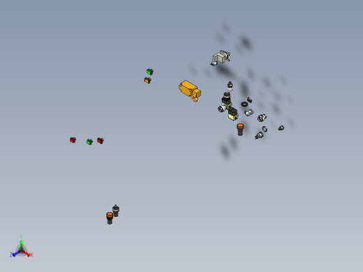 各种电气开关三维模型正等轴测缩略图