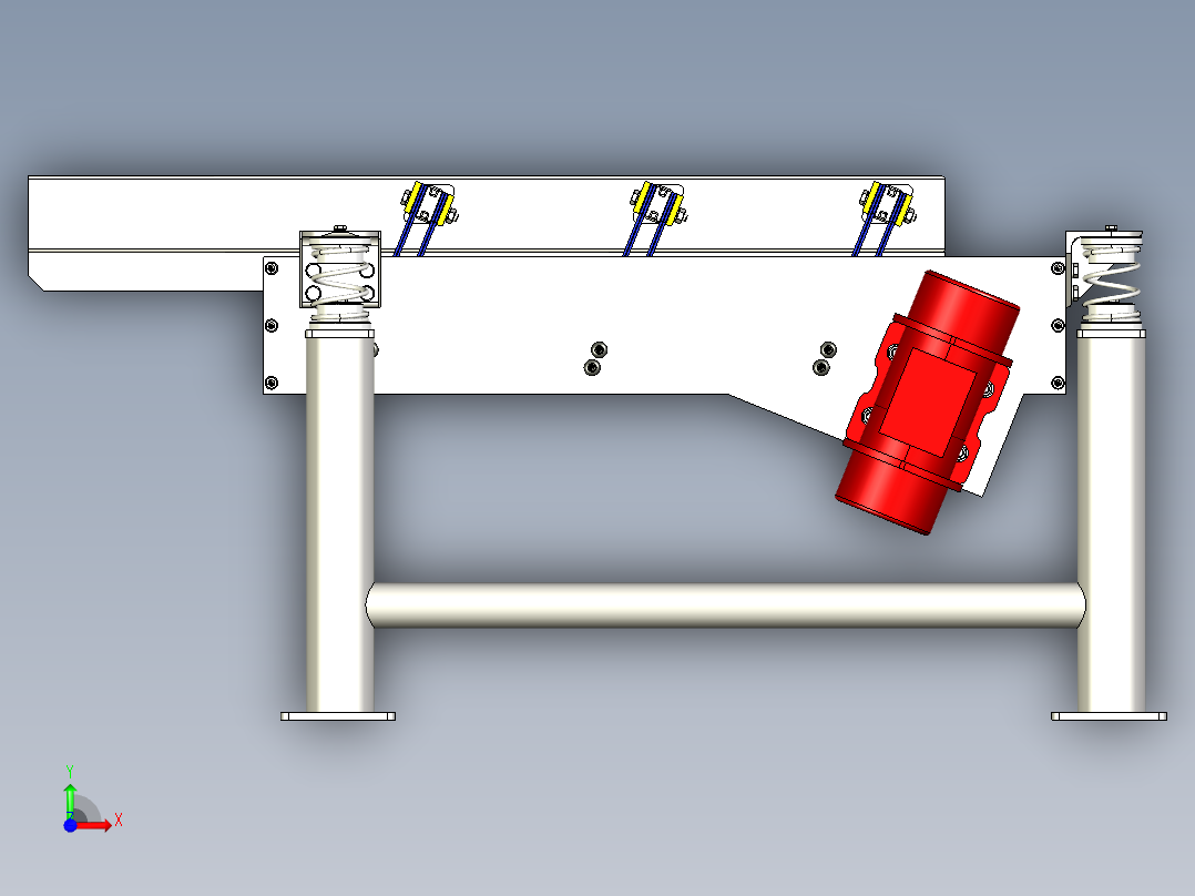 微型振动筛前视图