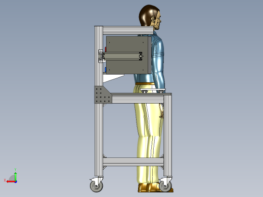 B2004802-铝型材工作站工作台后视缩略图