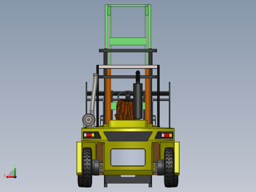 叉车、 叉车 SW STP X_T后视缩略图
