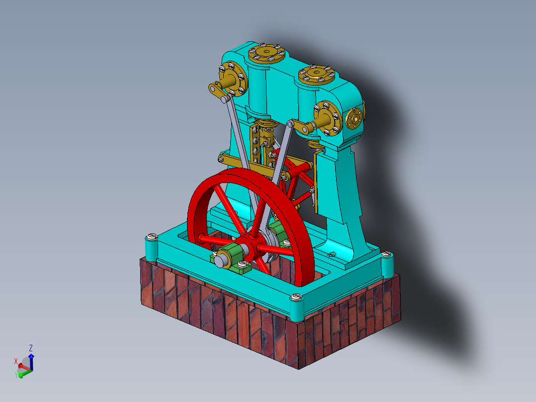 蒸汽机a-model-of-a-musgrave-type-steam-模型格式为 sw