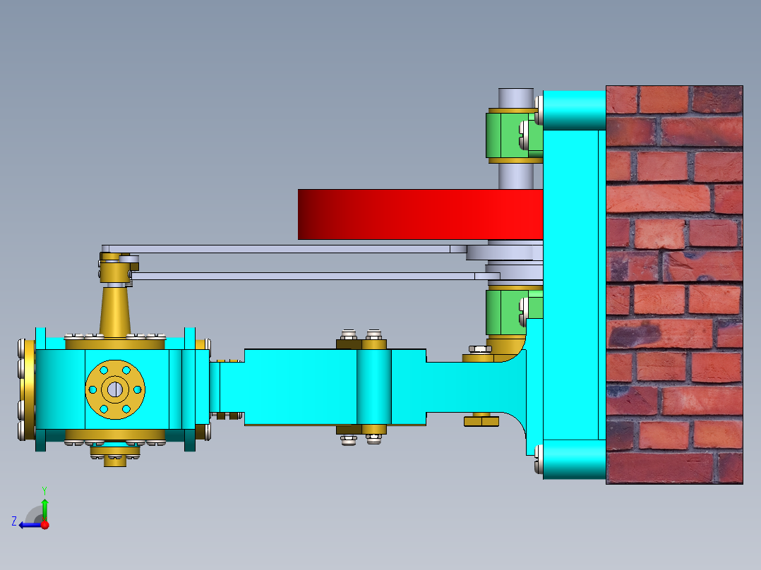蒸汽机a-model-of-a-musgrave-type-steam-模型格式为 sw右视图