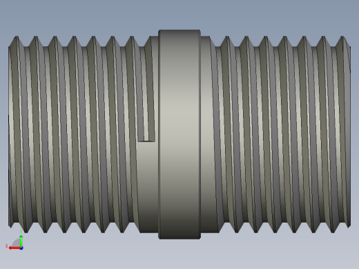 螺纹管对丝-圆边等径 DN10后视缩略图