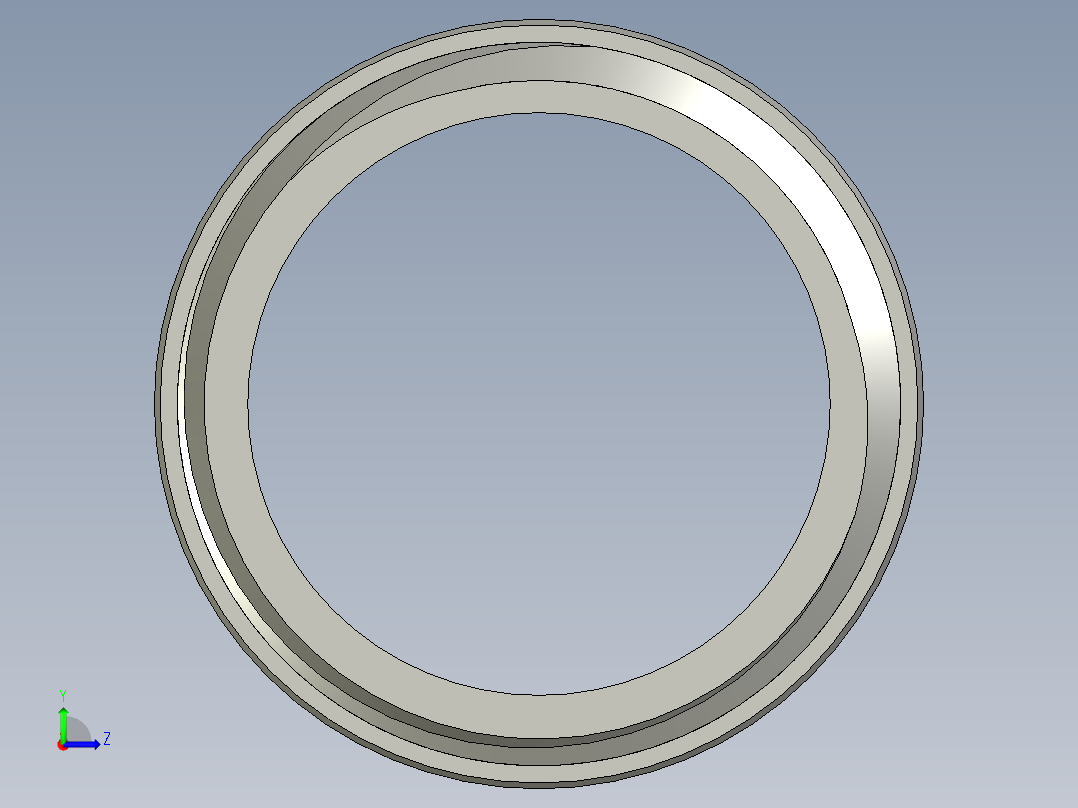 螺纹管对丝-圆边等径 DN10左视图