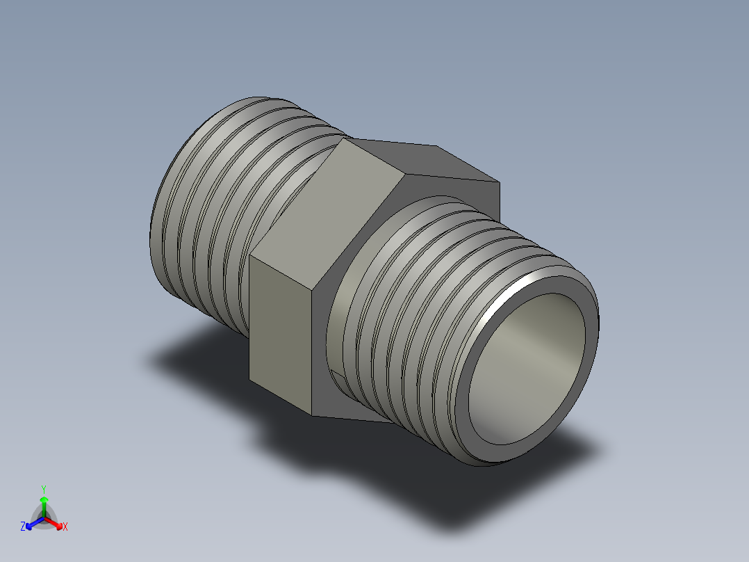 螺纹管对丝-六角等径 DN15