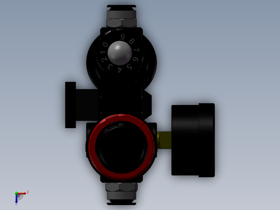 气源处理器AFC2000-P俯视图