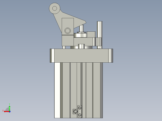亚德客-阻挡气缸TWH63x30SKF后视缩略图