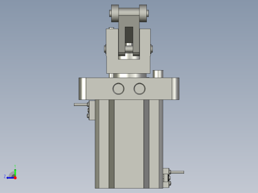 亚德客-阻挡气缸TWH63x30SKF右视缩略图