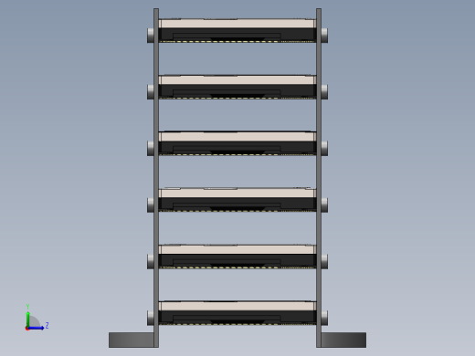 2.5 英寸收纳盒 - 6 磁盘左视缩略图