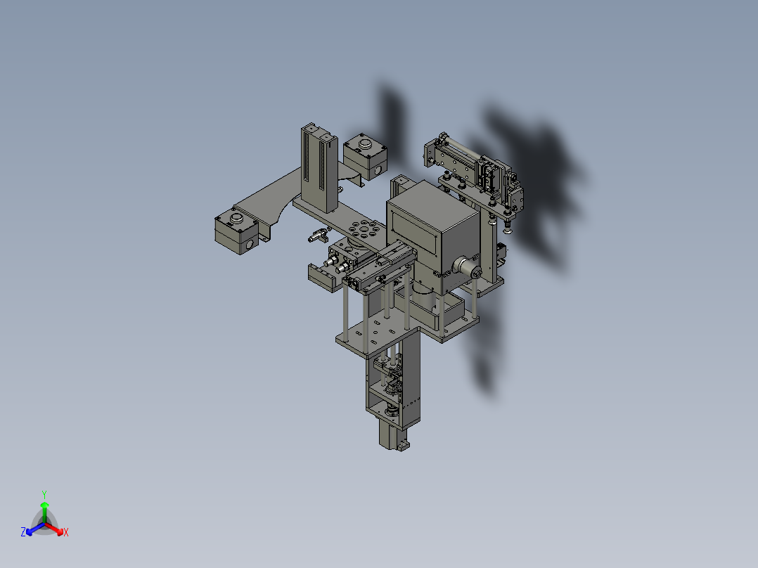 CZXD-01陶瓷片上料机构正等轴测图