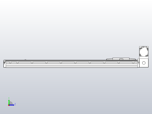 机器人皮带驱动直线轴TPA-GCB-120-P70-L650-RU-M20-N3左视缩略图