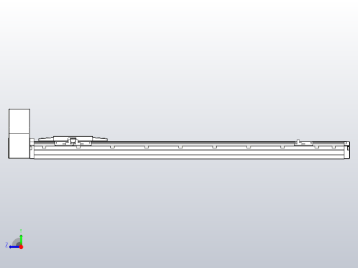 机器人皮带驱动直线轴TPA-GCB-120-P70-L650-RU-M20-N3右视缩略图