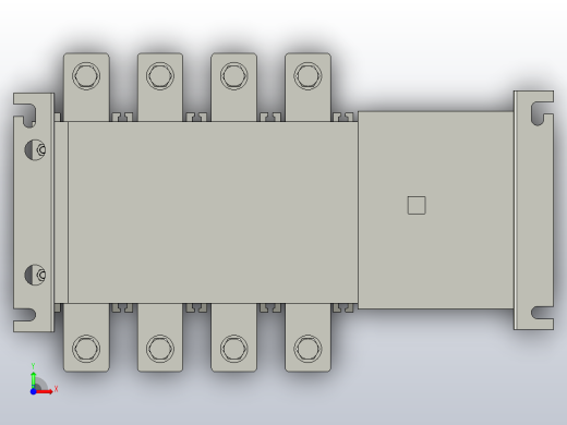 NH40-630_4SZL 4P自动转换开关三维模型202103前视缩略图