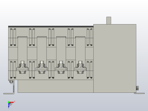 NH40-630_4SZL 4P自动转换开关三维模型202103俯视缩略图