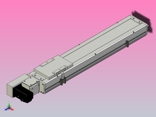 SCM14-500-L滚珠花健、支撑座、滚珠丝杠、交叉导轨、直线模组