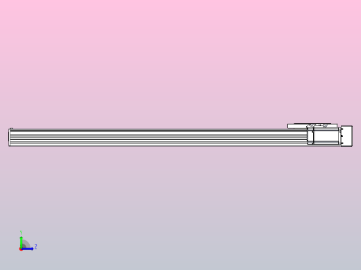滚珠丝杠直线轴带导轨全封闭TPA-HCR-120D-1610C-L950-ML-Y-P40-N3左视缩略图