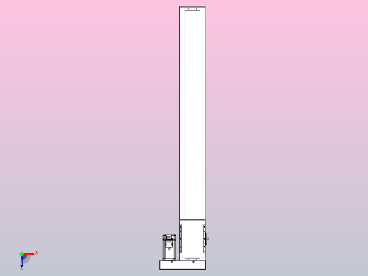 滚珠丝杠直线轴带导轨全封闭TPA-HCR-120D-1610C-L950-ML-Y-P40-N3俯视缩略图